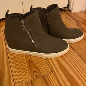 Slip on sneaker booties